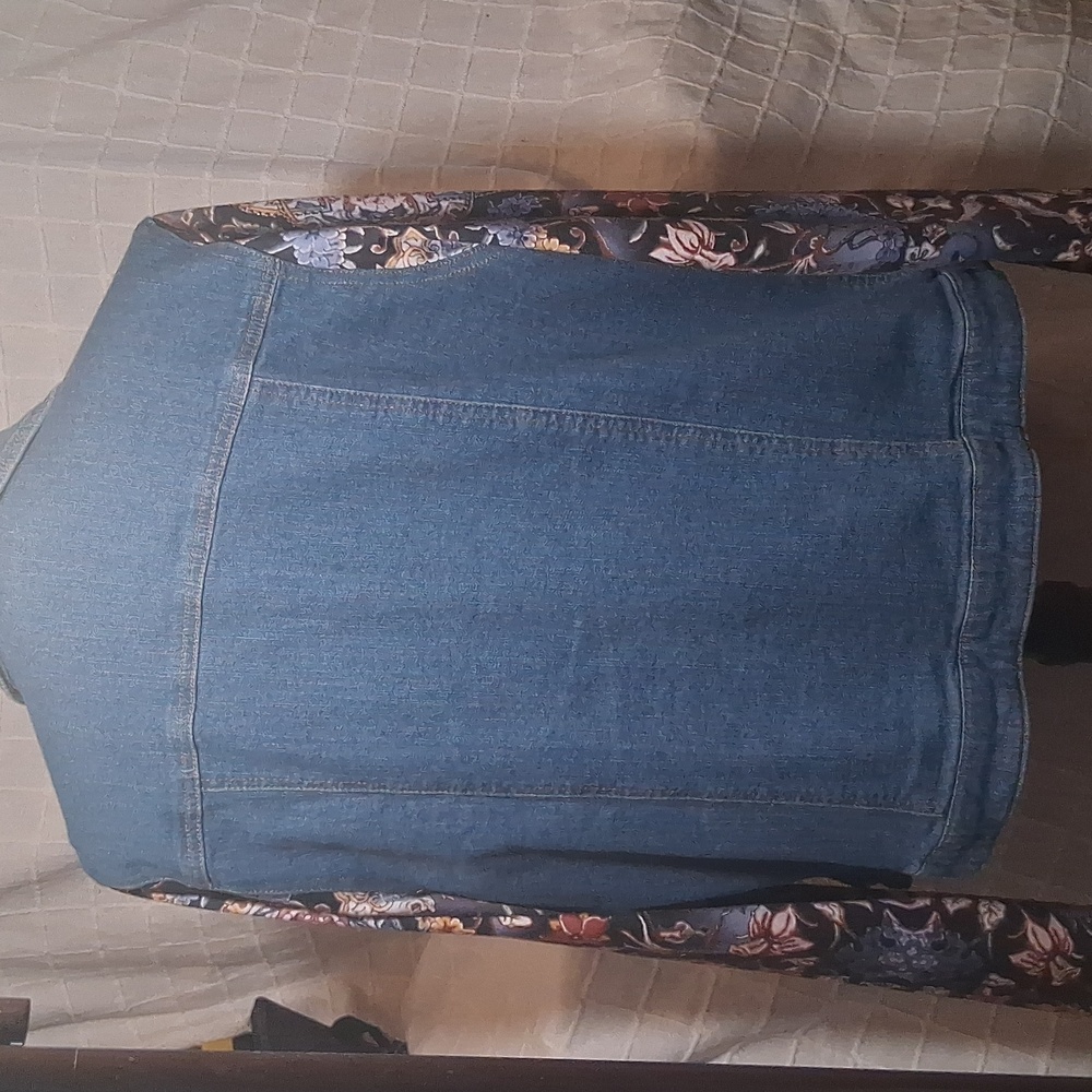 One World NWT Denim Jacket 2xl - Picture 3 of 5